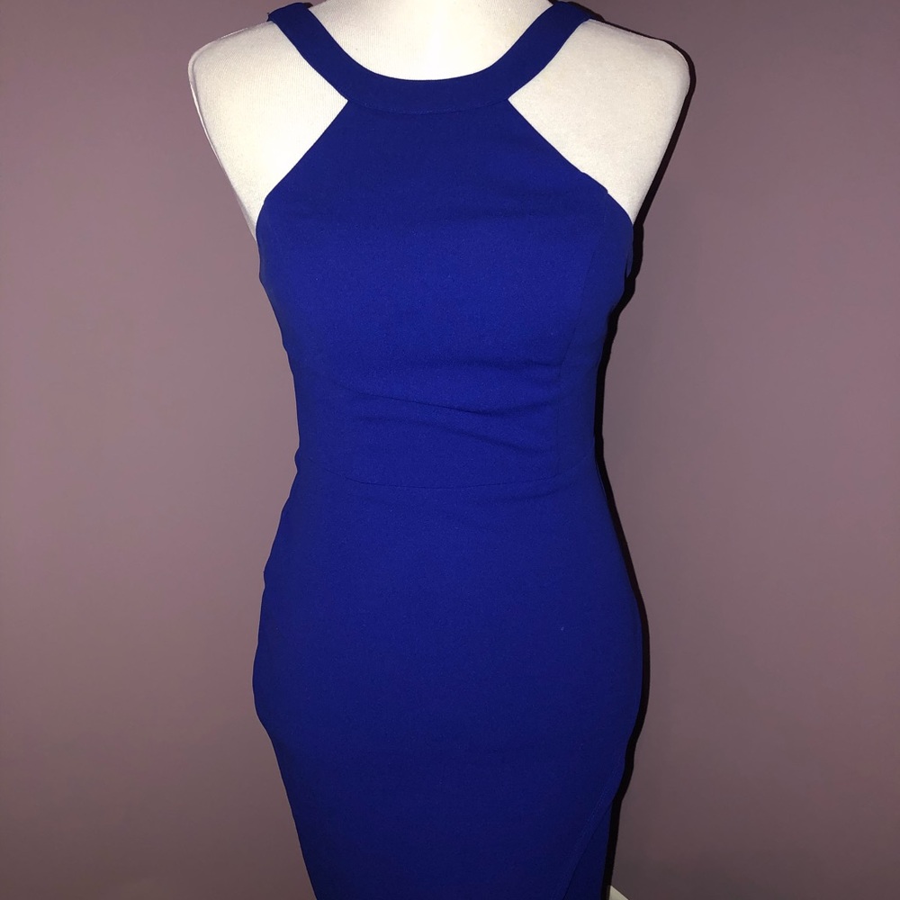 Royal blue bodycon dress - Picture 1 of 2